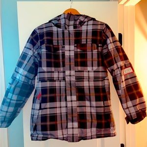 Burton Boys Ski Coat/Jacket.  Boys 14/16 in great condition. Black and grey.